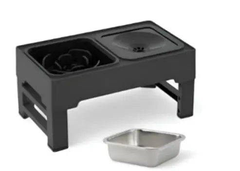 3-in-1 Adjustable Elevated Dog Feeder FURRYKU