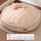 Round Cozy Nest Dog Bed | Removable & Washable