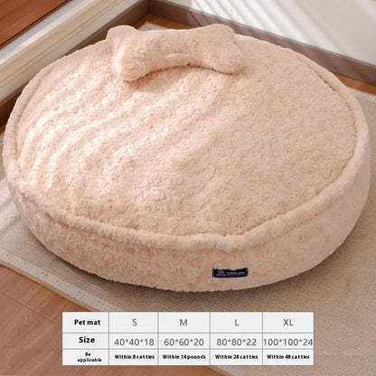 Round Cozy Nest Bed for Dogs FURRYKU