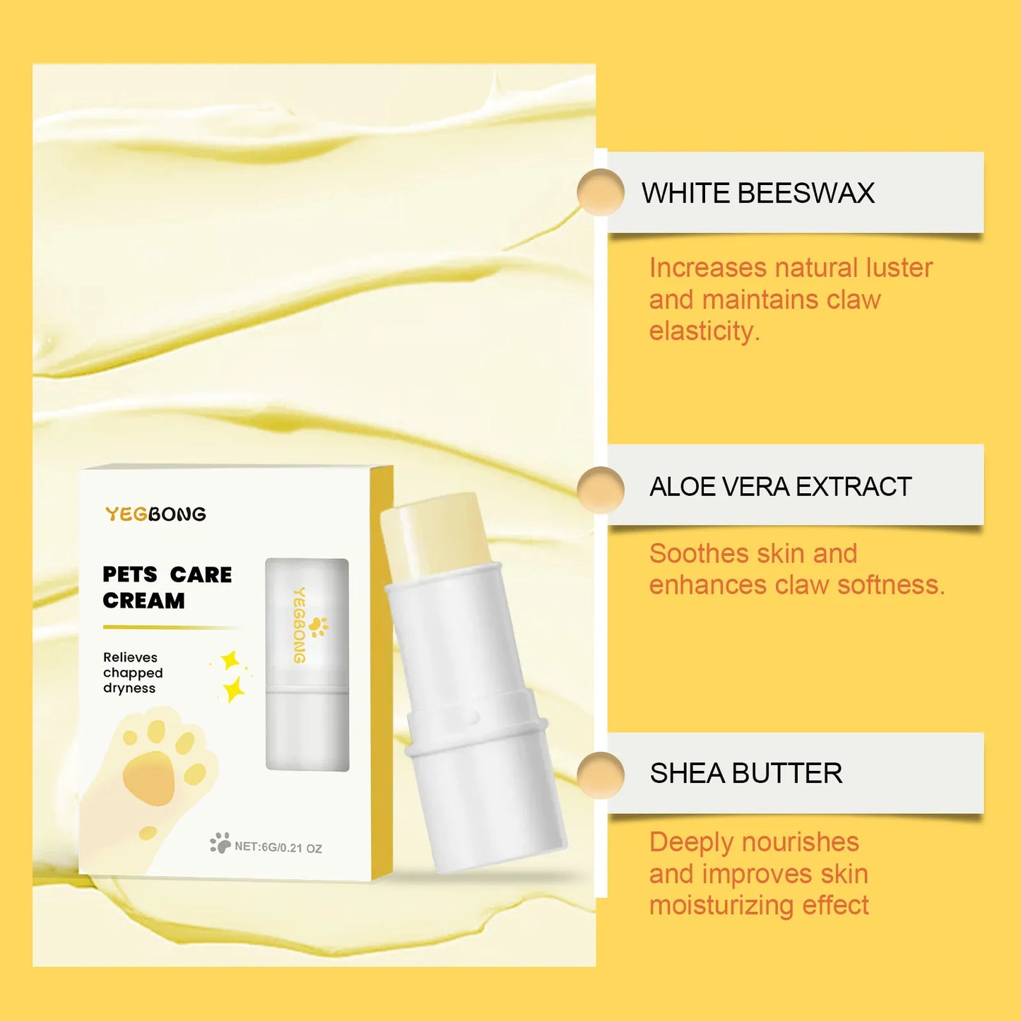 Pocket-Size Paw Balm Stick for Dogs