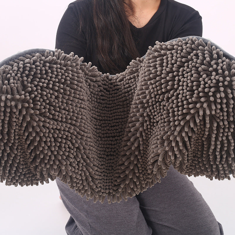 Haustier-Schrubbhandtuch – Badehandtuch mit Handschuhen für Katzen und Hunde 🐾