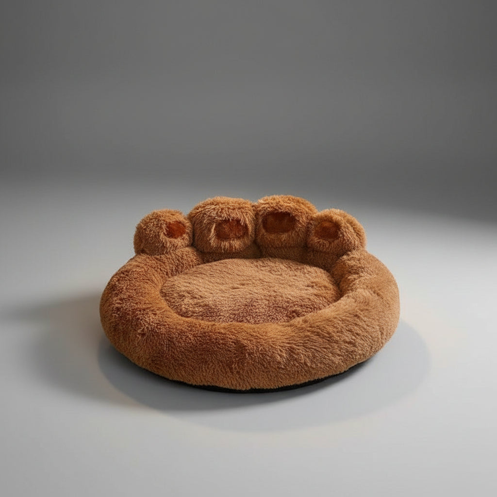 Warm Fleece-Lined Dog Bed FURRYKU