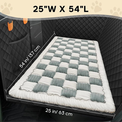 Thickened Plush Dog Car Cushion – Soft & Comfortable Pet Car Mat FURRYKU