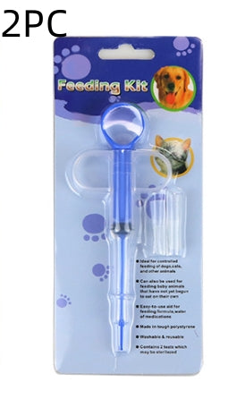 Double Water Medicine Calcium Tablet Feeding Medicine Stick Dog Feeder 🐾