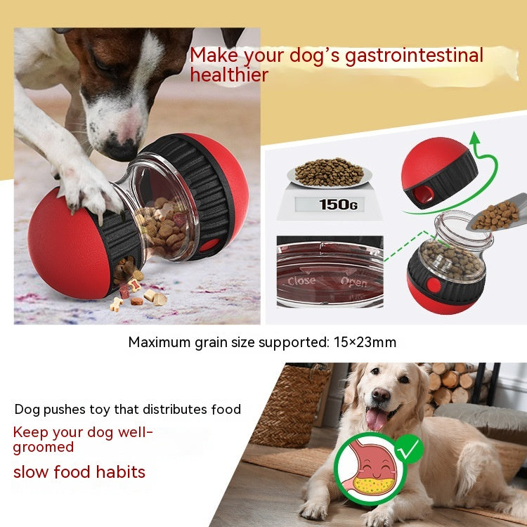 Interactive Food-Dispensing Dog Toy – Puzzle Treat Tumbler for Slow Feeding & Mental Stimulation🐾