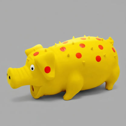 Tough Squeaky Pig Dog Toy FURRYKU