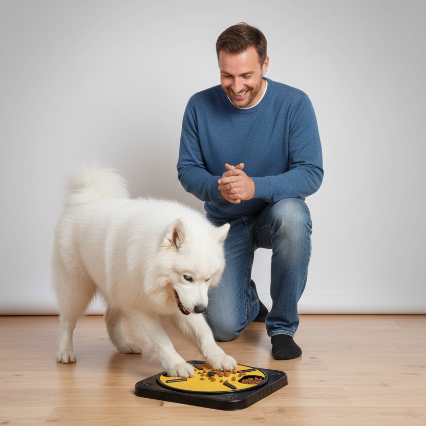 Interactive Dog Nail Scratch Board