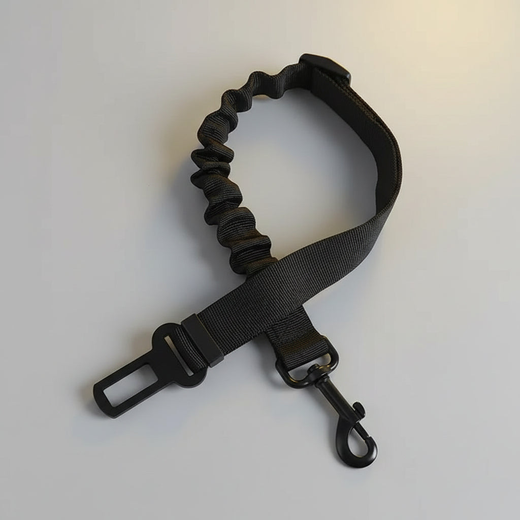 Vehicle-Mounted dog Seat Belt – Elastic Retractable Safety Rope for Cars FURRYKU