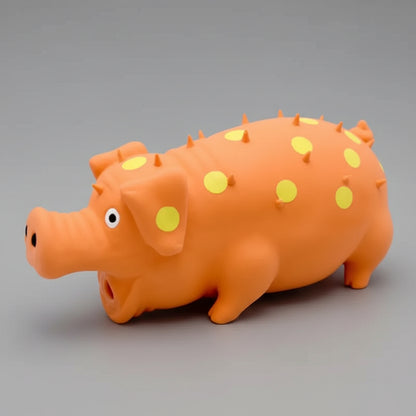 Tough Squeaky Pig Dog Toy FURRYKU