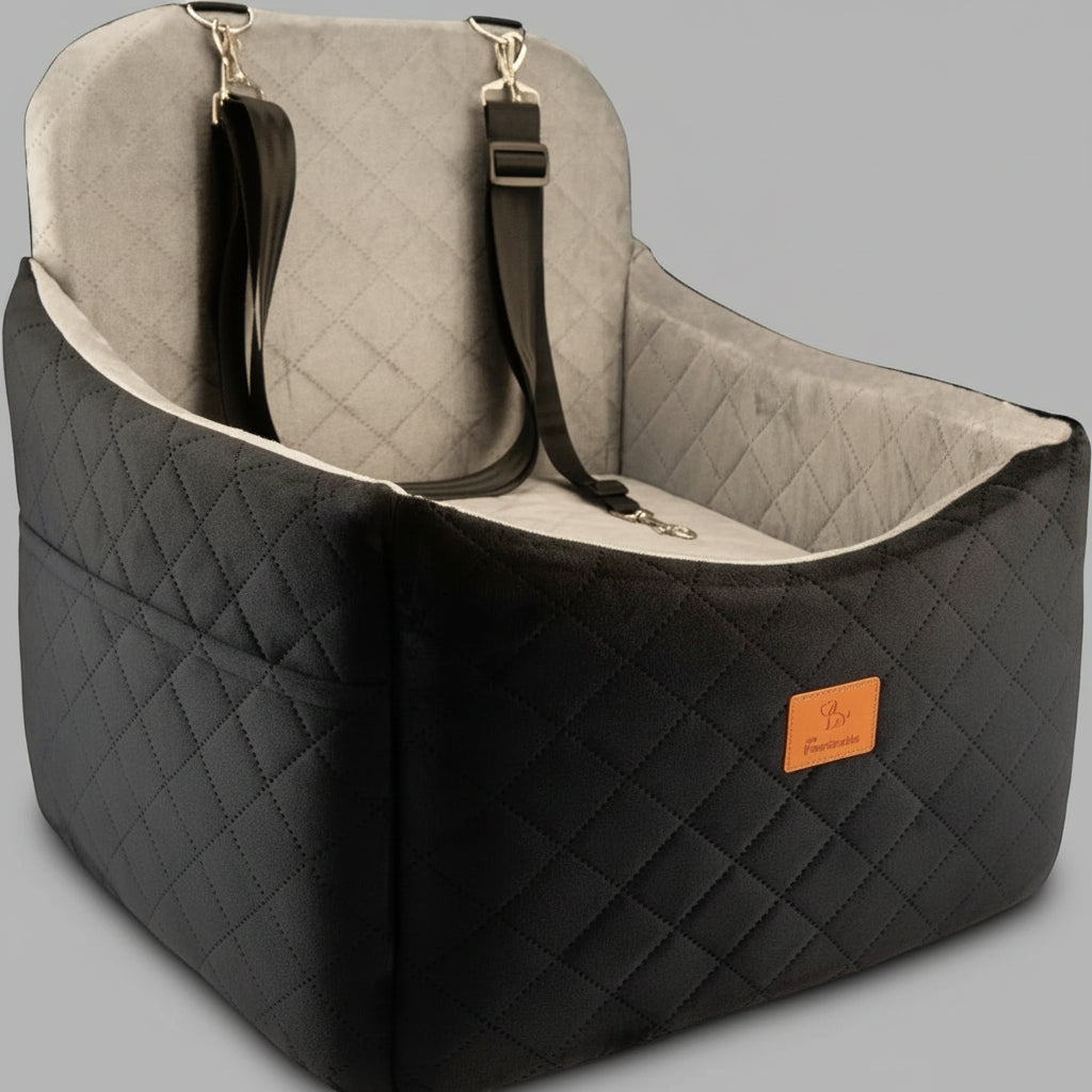 Car Bed for Small & Medium Dogs – Soft Backseat Cushion Travel Seat FURRYKU