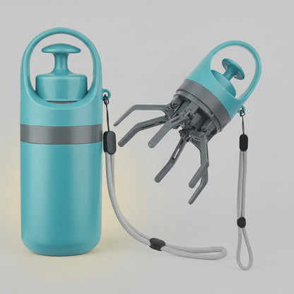 Portable Lightweight Dog Pooper Scooper with Built-in Poop Bag Dispenser FURRYKU
