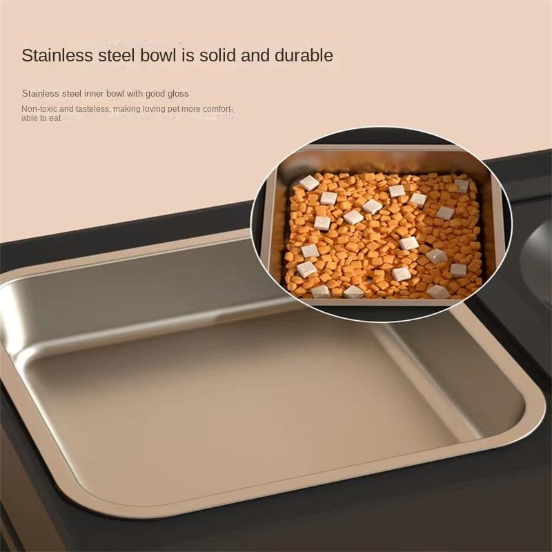 Dog Double Bowls Stainless Steel Stand – Adjustable Elevated Feeder 🐾