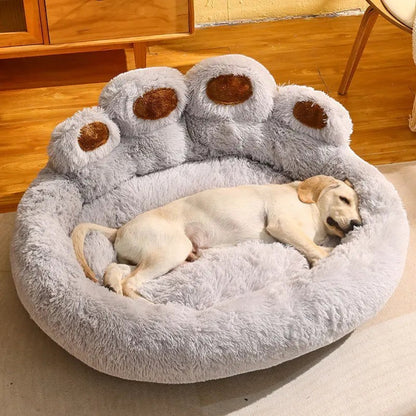 Warm Fleece-Lined Dog Bed FURRYKU