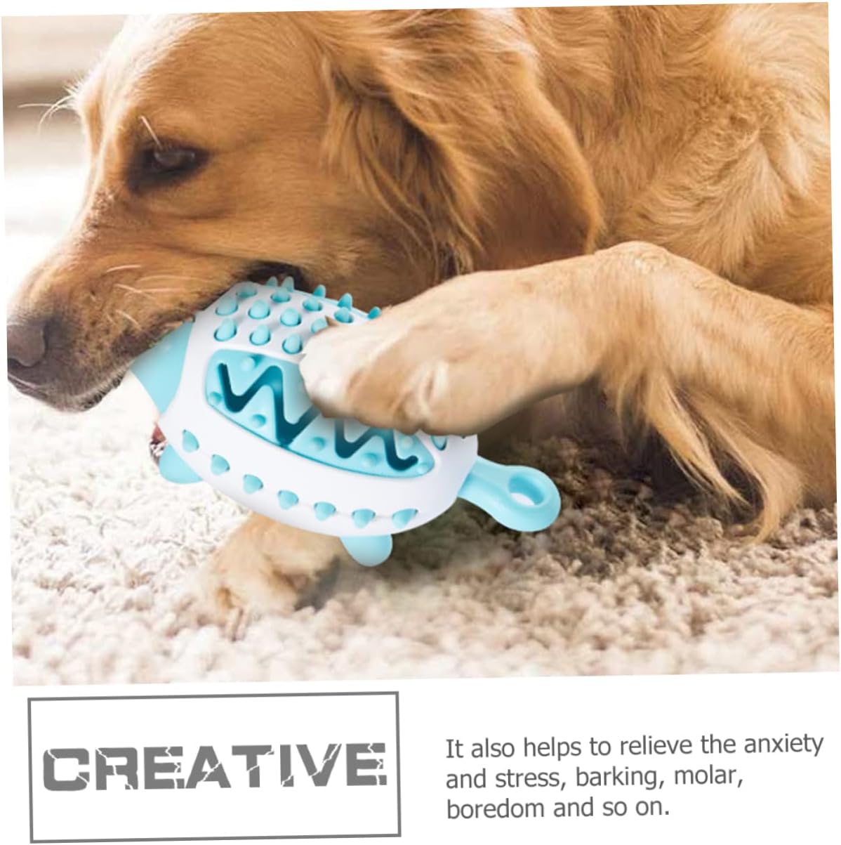 Durable Dog Chew & Treat Toy – Interactive Puzzle Squeaky Ball🐾