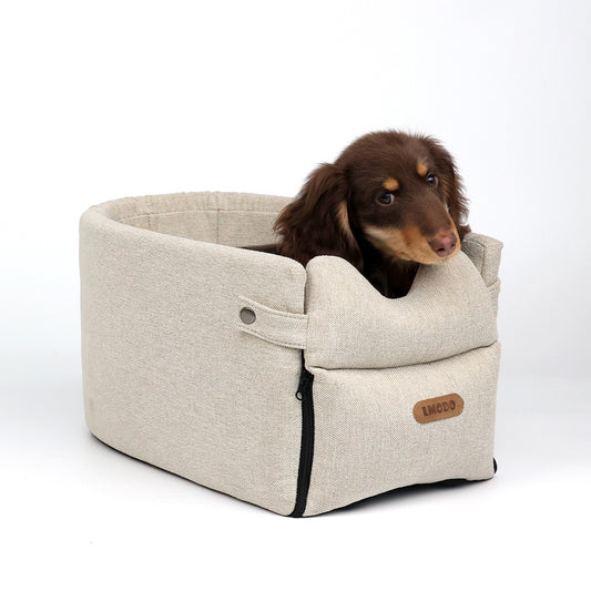Portable Seat Bed – Safety Travel Carrier for Small dogs