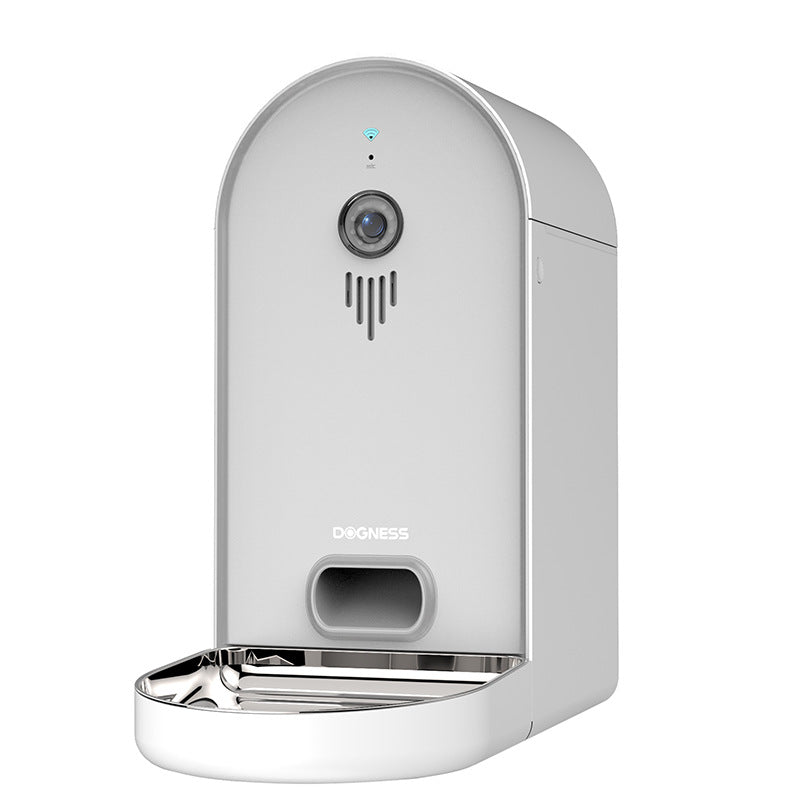 Intelligenter Futterautomat für Haustiere mit automatischer Fütterung und Fernüberwachung