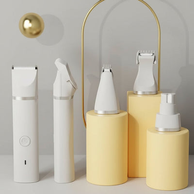 4-in-1 Pet Shaving Clipper – Electric Dog Grooming Tool FURRYKU