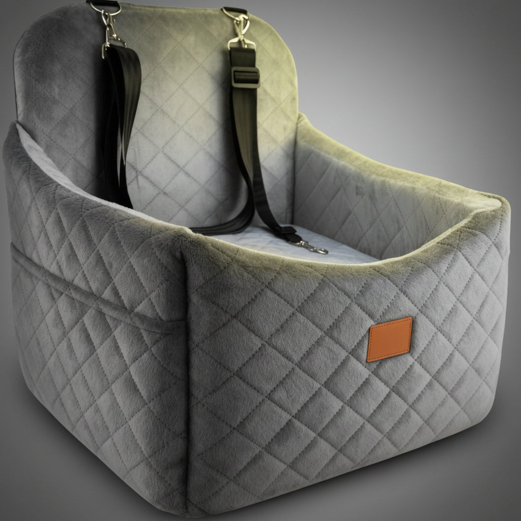 Car Bed for Small & Medium Dogs – Soft Backseat Cushion Travel Seat FURRYKU