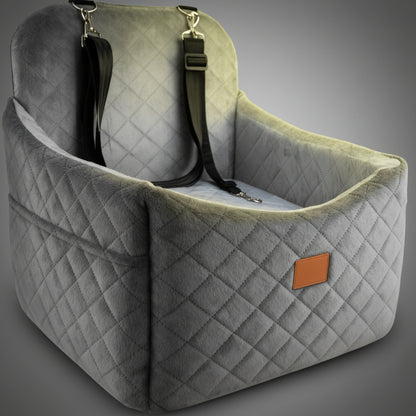 Car Bed for Small & Medium Dogs – Soft Backseat Cushion Travel Seat FURRYKU