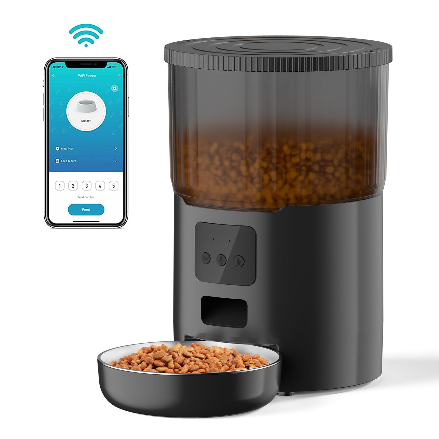 Smart Dog Automatic Pet Feeder – Programmable Feeding for Pets 🐾