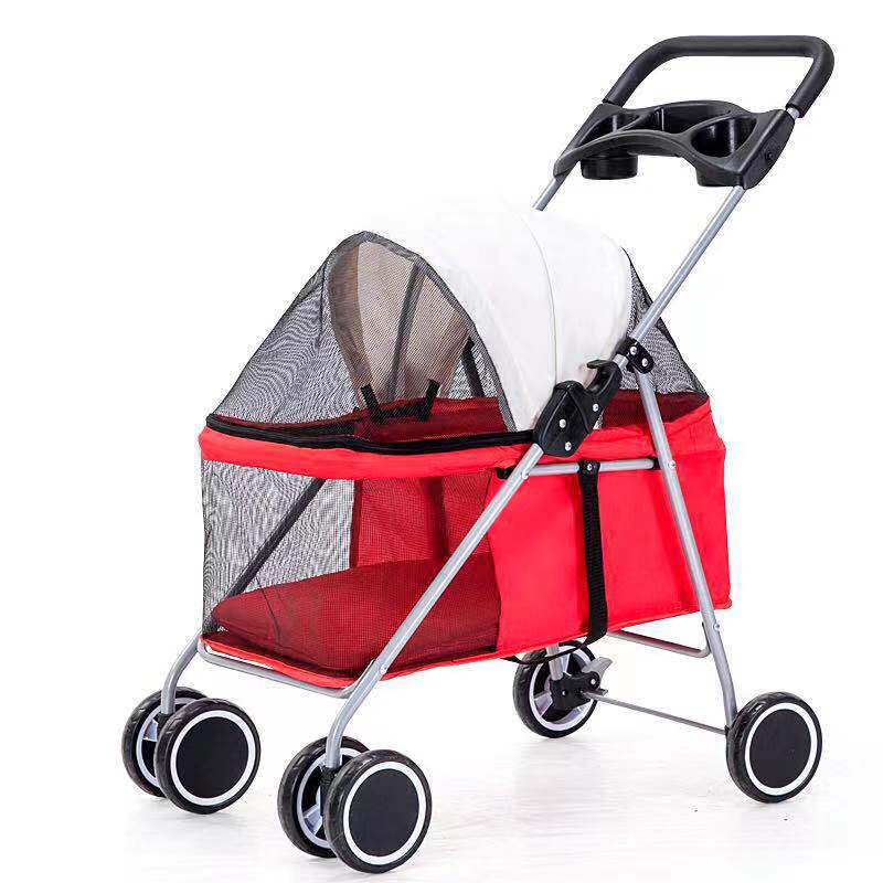 Tragbarer, faltbarer Haustier-Outdoor-Buggy – Leichter Reisewagen für Hunde und Katzen 🐾