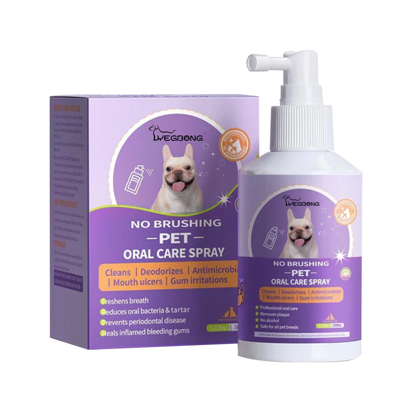Pet Dog Teeth Cleaning Spray – Remove Tartar & Teeth Stains 🐾