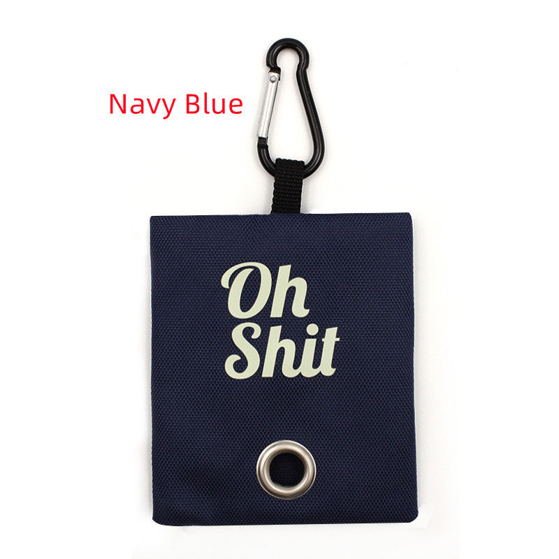 Spot Mountaineering Buckle Dog Poop Bag – Portable Canvas Pouch 🐾