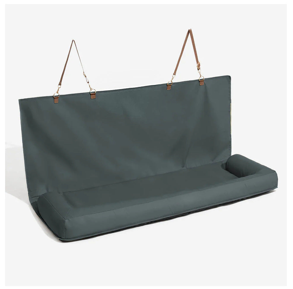 Portable Dog Car Seat Mat – Detachable & Washable Minimalist Cushion 🐾