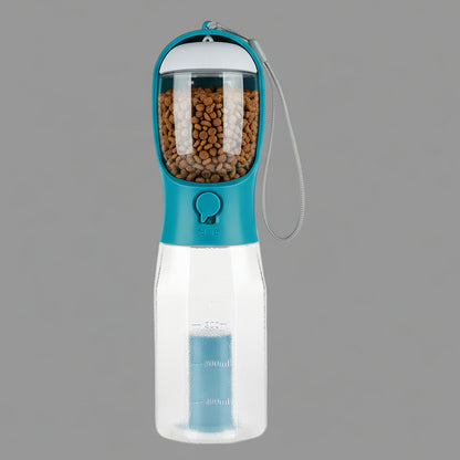 3-in-1 Portable Dog Water Bottle & Food Container