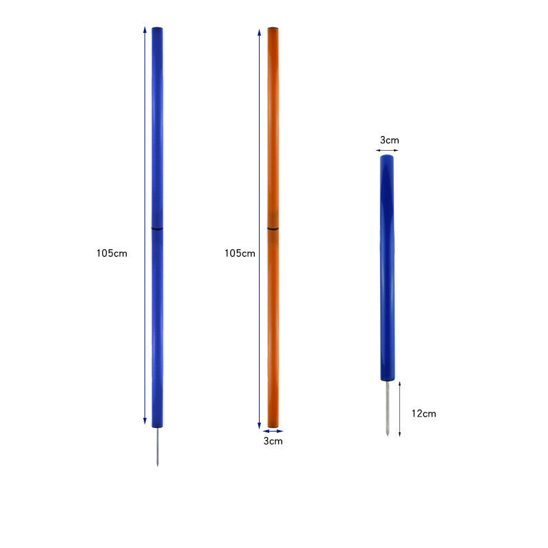 Heimtextilien &amp; Haustierbedarf: Hundesprungstange – Verstellbare Sprungstange für das Hundetraining im Freien 🐾