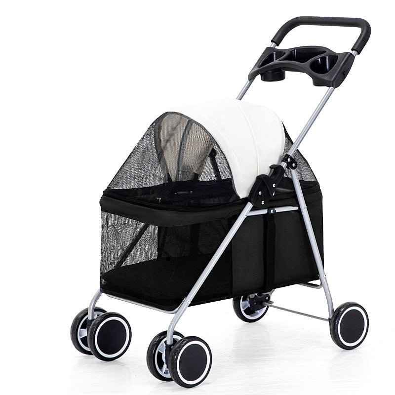 Tragbarer, faltbarer Haustier-Outdoor-Buggy – Leichter Reisewagen für Hunde und Katzen 🐾