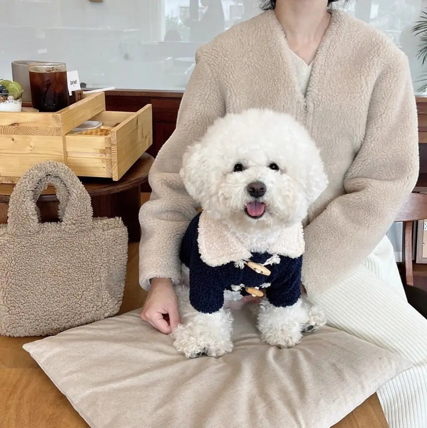 Thick Warm Polar Fleece Dog Jacket FURRYKU