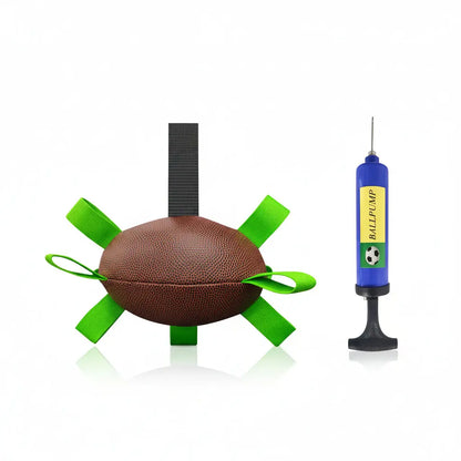 Interactive Dog Football with Grip Tabs - Large Training Soccer Ball for Dogs | Furryku FURRYKU