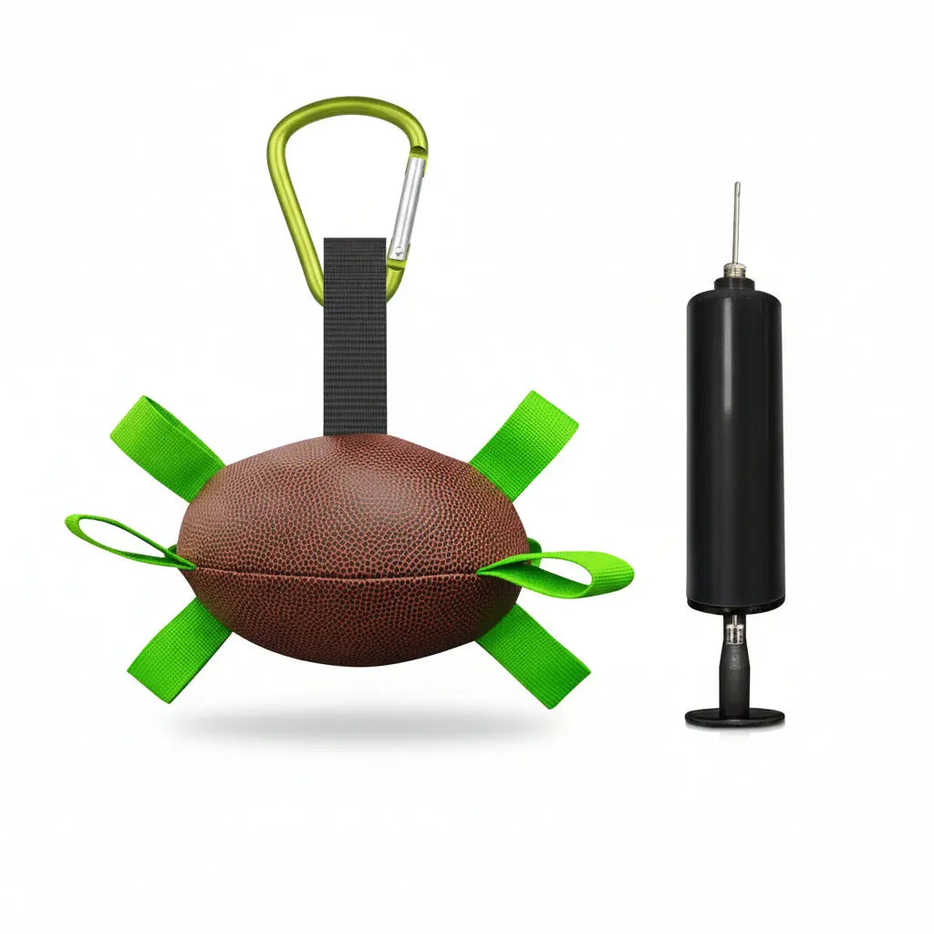 Interactive Dog Football with Grip Tabs - Large Training Soccer Ball for Dogs | Furryku FURRYKU