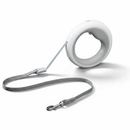 Hands-Free Wrist-Worn Retractable Dog Leash - USB-C Rechargeable LED Safety Light Ring - 3m Tangle-Free Training Lead | FURRYKU