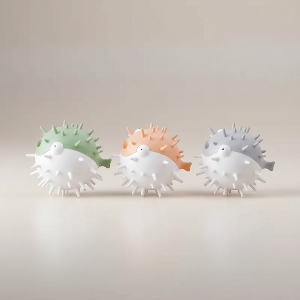 Pufferfish Dog Toy – Squeaky & Durable Chew Toy