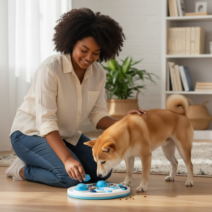 Dog Puzzle Toy with Bells – 24 Compartment Treat Dispenser