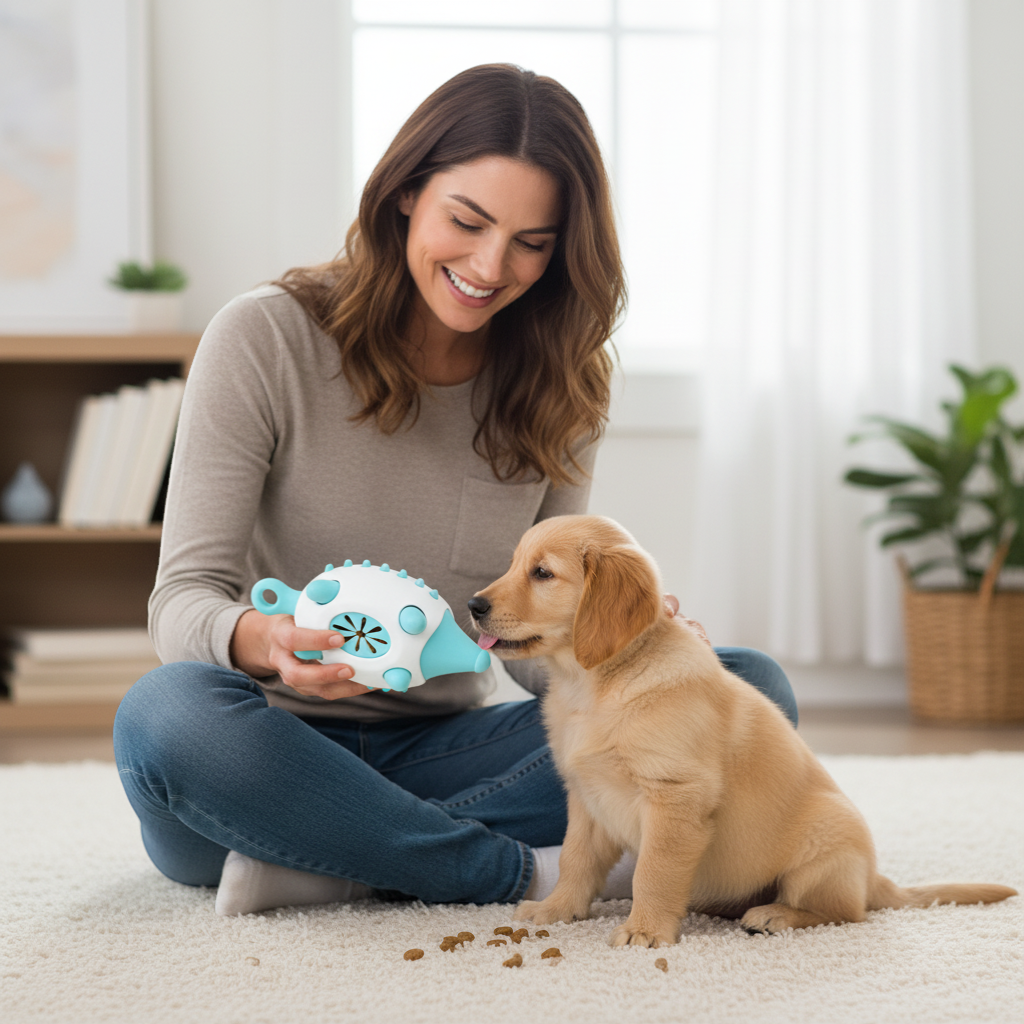 Interactive Puzzle Squeaky Ball