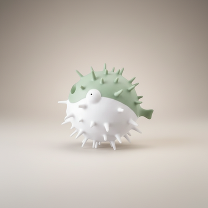Pufferfish Dog Toy – Squeaky & Durable Chew Toy