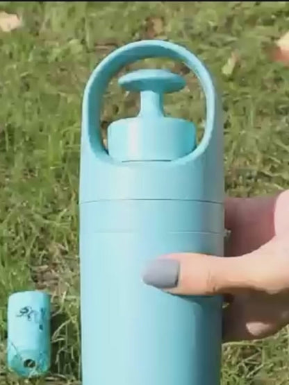 Portable Lightweight Dog Pooper Scooper with Built-in Bag Dispenser