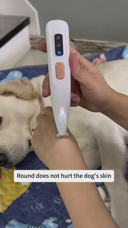 Precision Dog Paw Trimmer with Integrated LED Light